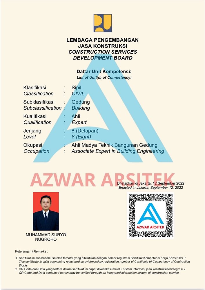 Placeholder portrait dokumen sertifikasi kedua Muhammad Suryo Nugroho